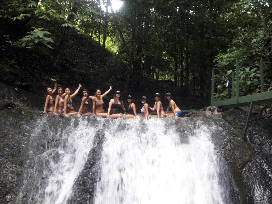 Waterfall Jumping & Swimming
